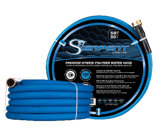 HOSE SERPENT GARDEN  Blue 5/8 X 50'  C/W ENDS 150 PSI