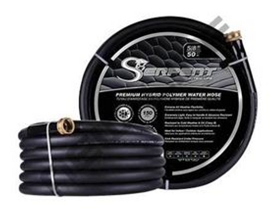 HOSE SERPENT GARDEN Black 5/8 X 100' C/W ENDS 150PSI