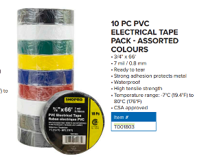 TAPE PVC ELECTRICAL MULTI PK