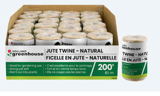 TWINE NATURAL JUTE  200'