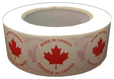 LABEL MADE IN CANADA 1.5" 1000