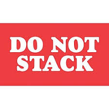 LABEL DO NOT STACK 1000/RL