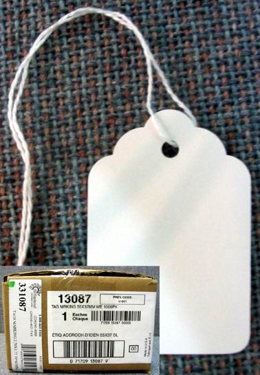 TAG MARKING STRUNG 321050 2 3/4"x 1 11/16"  1000