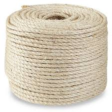 ROPE 3/8 MANILA  3 STRAND  PER FT  ( 600'/RL)