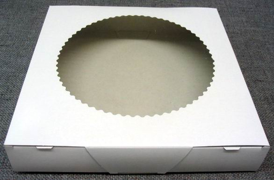 PIE BOX BLACK 10x10x2.5 WINDOW 150