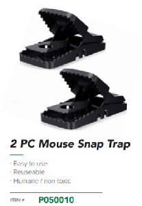 MOUSE SNAP TRAP 2 PK Catch Master