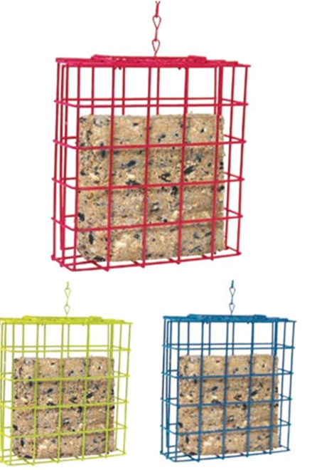 SUET CAKE HOLDER WIRE ASSORTED COLORS