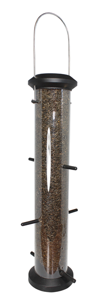 BIRD FEEDER 16" POLY BLACK WINGFIELD CLASSIC NYJER